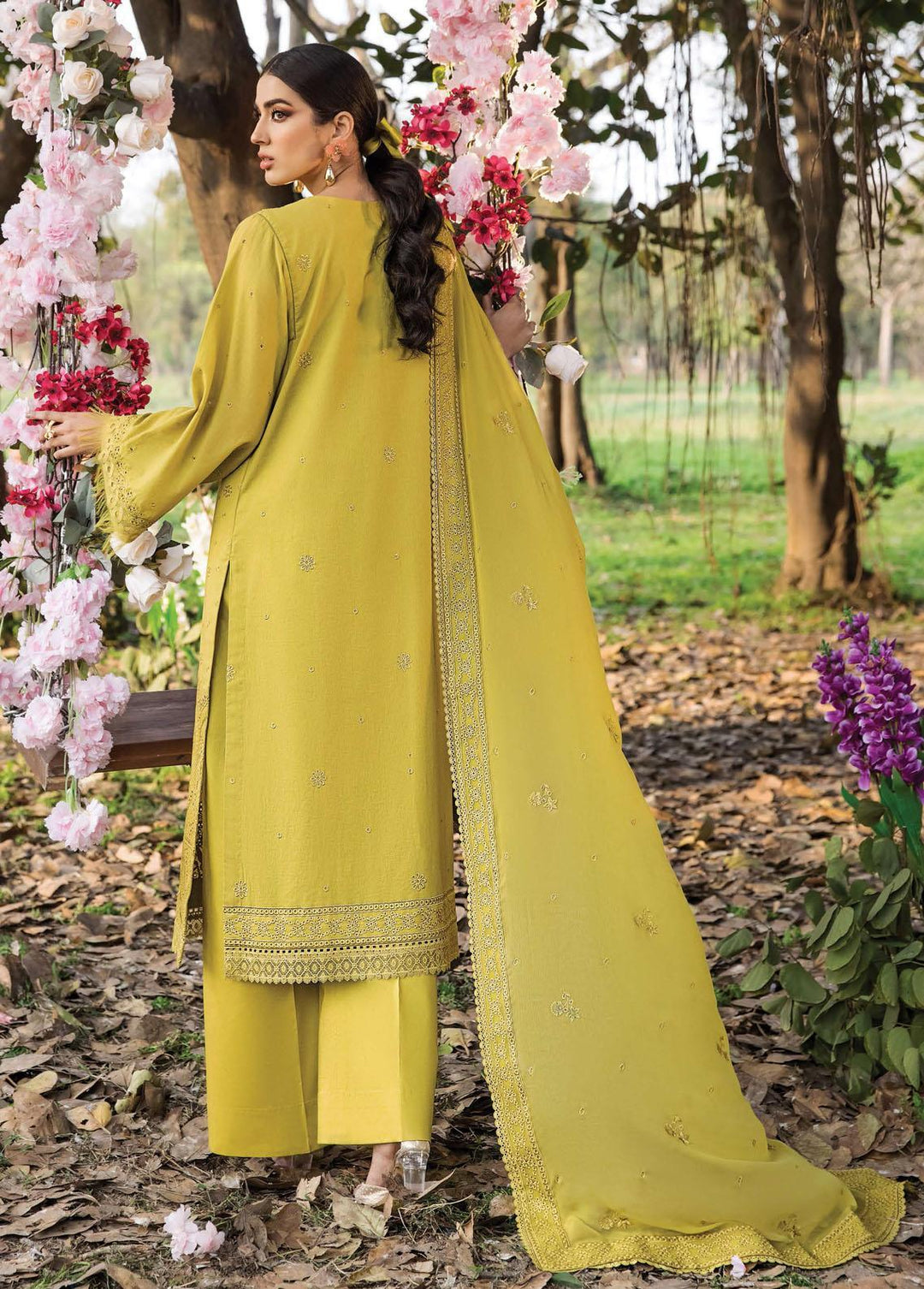 Sifa Embroidered Lawn Suits Unstitched 3 Piece SF22S SL22-06 Tropical Glam - Spring Collection