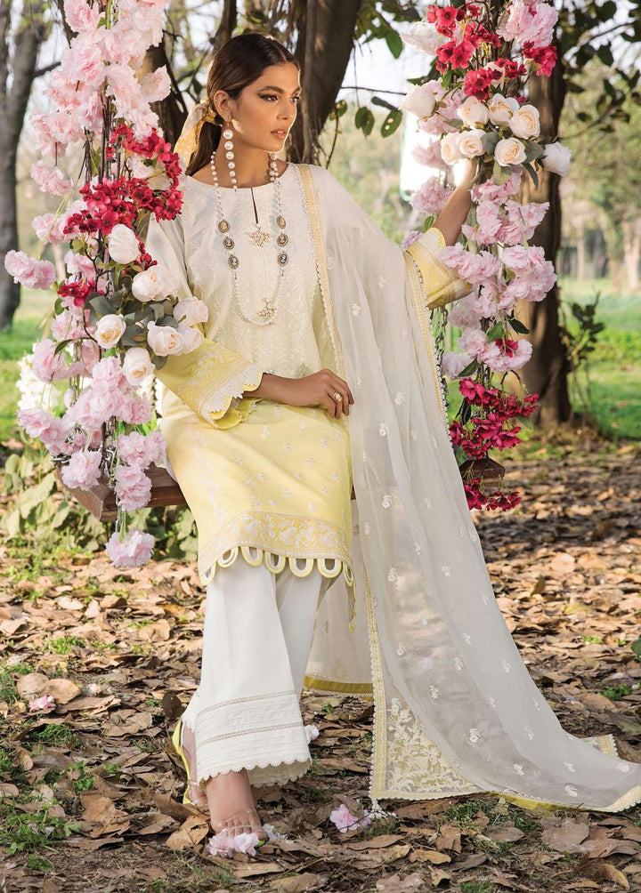 Sifa Embroidered Lawn Suits Unstitched 3 Piece SF22S SL22-07 Amber Cocktail - Spring Collection