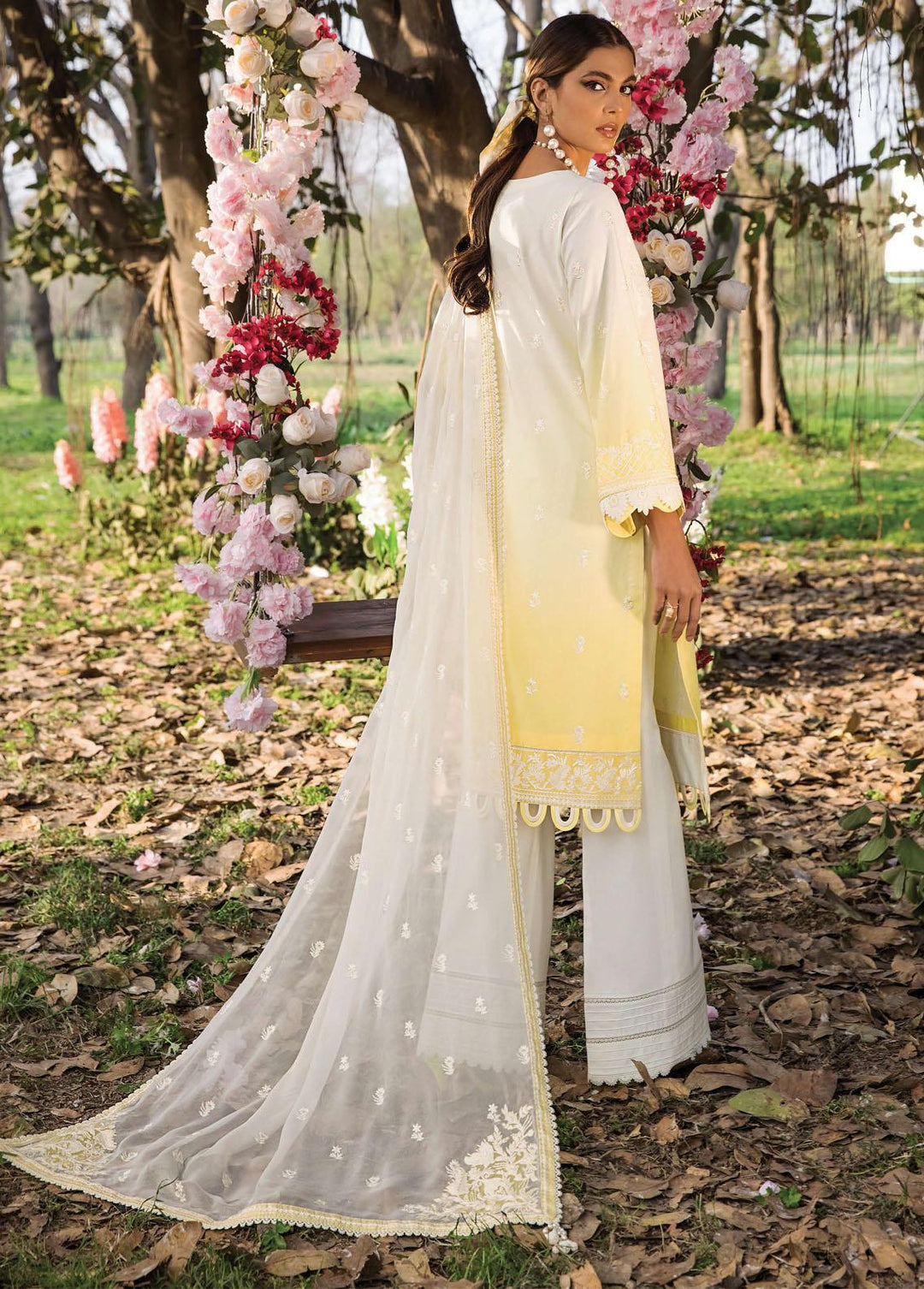 Sifa Embroidered Lawn Suits Unstitched 3 Piece SF22S SL22-07 Amber Cocktail - Spring Collection