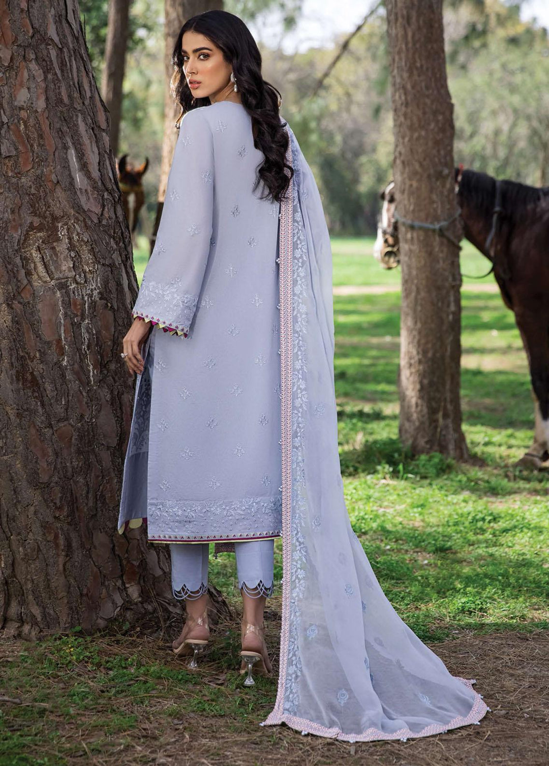 Sifa Embroidered Lawn Suits Unstitched 3 Piece SF22S SL22-08 Soft Hues - Spring Collection