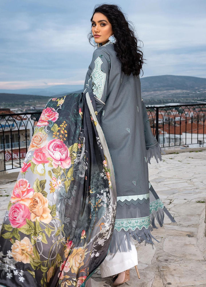 Sifa Embroidered Lawn Suits Unstitched 3 Piece SF21L SL-03-A FRINGE AFFAIR - Summer Collection