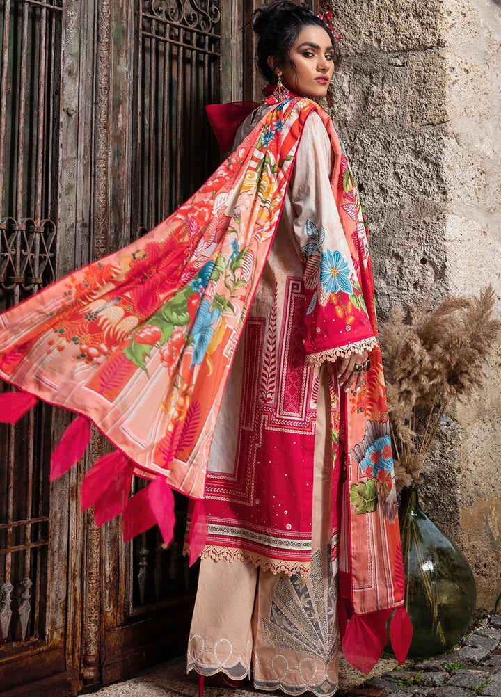 Sifa Embroidered Lawn Suits Unstitched 3 Piece SF21L SL-08-B SENLIK - Summer Collection