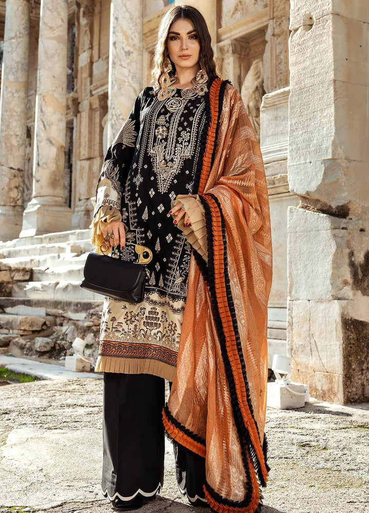 Sifa Embroidered Lawn Suits Unstitched 3 Piece SF21L SL-11-A SHIKARGAH - Summer Collection