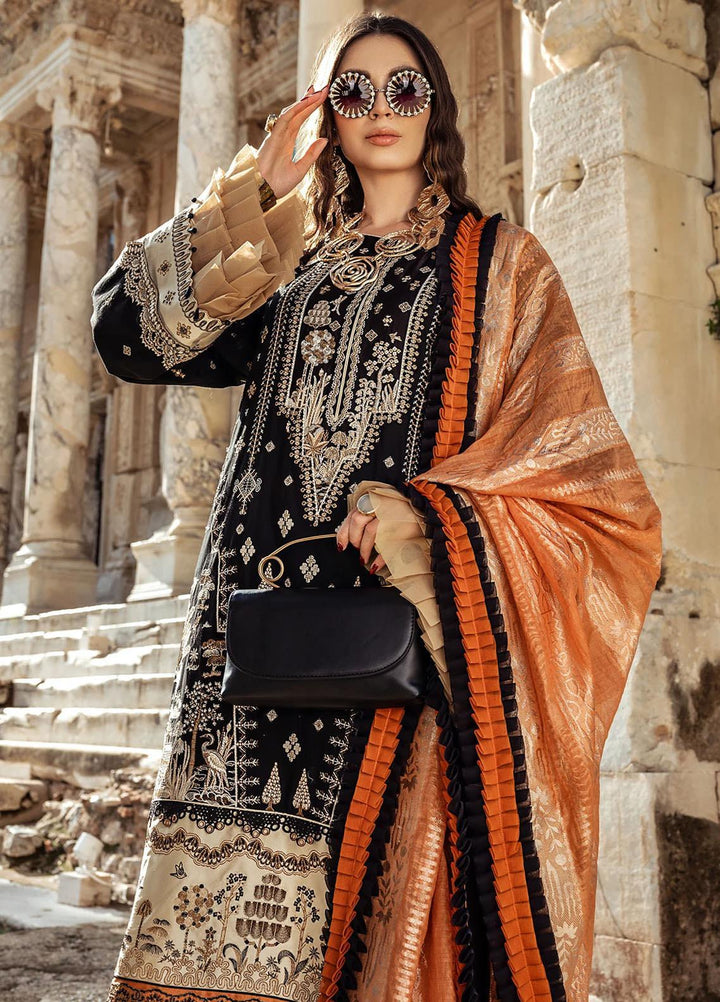 Sifa Embroidered Lawn Suits Unstitched 3 Piece SF21L SL-11-A SHIKARGAH - Summer Collection