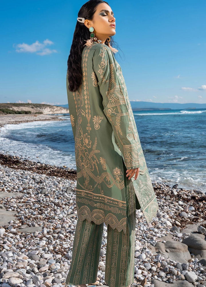 Sifa Embroidered Lawn Suits Unstitched 2 Piece SF21L SL-14-A FOLK ART - Summer Collection