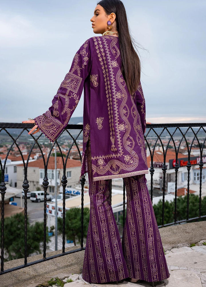 Sifa Embroidered Lawn Suits Unstitched 2 Piece SF21L SL-14-B FOLK ART - Summer Collection