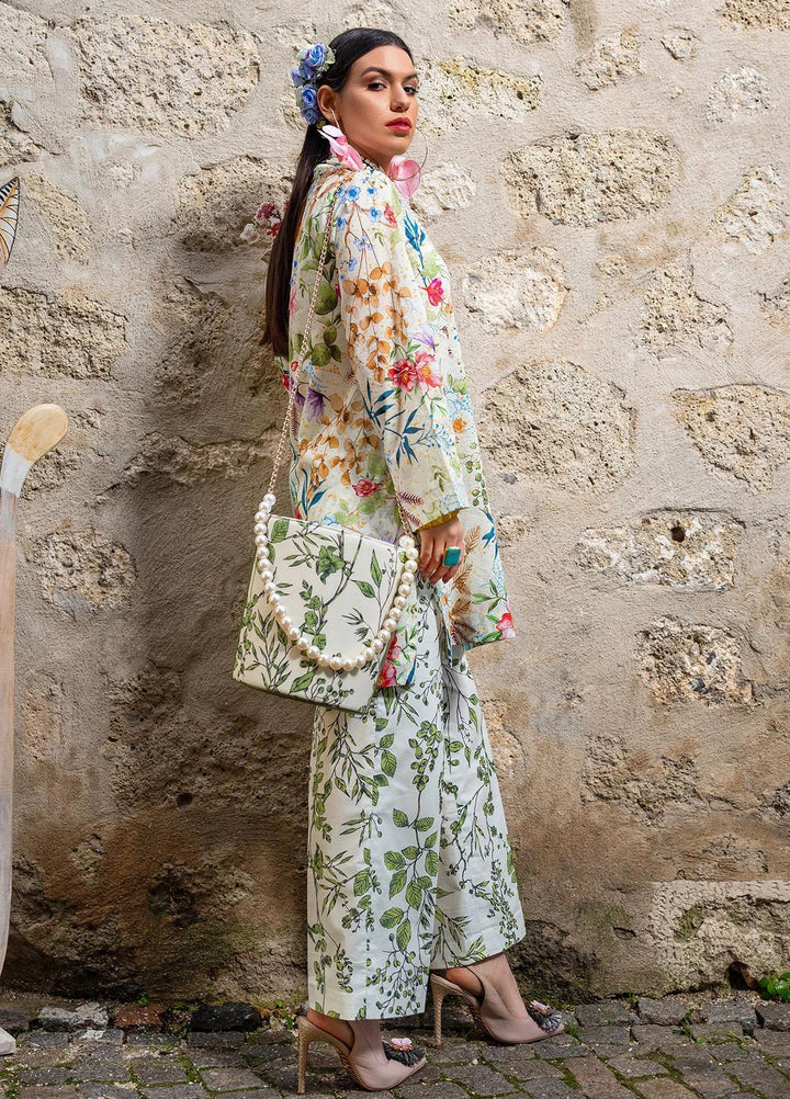 Sifa Embroidered Lawn Suits Unstitched 2 Piece SF21L SL-15-B FLORAL DREAM - Summer Collection