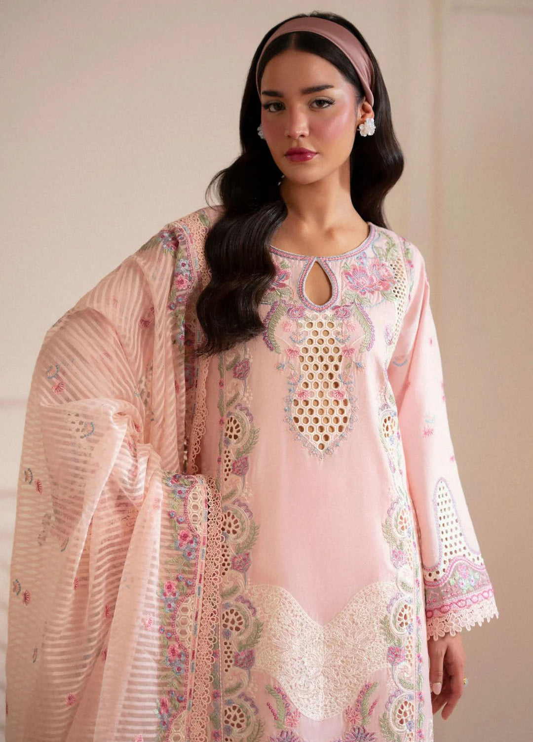 Signature by AJR Embroidered Lawn Suits Unstitched 3 Piece AJR25SL D-02 Chantily - Summer Collection