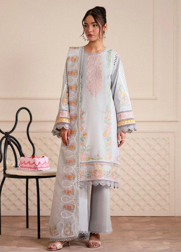 Signature by AJR Embroidered Lawn Suits Unstitched 3 Piece AJR25SL D-04 Dewberry - Summer Collection