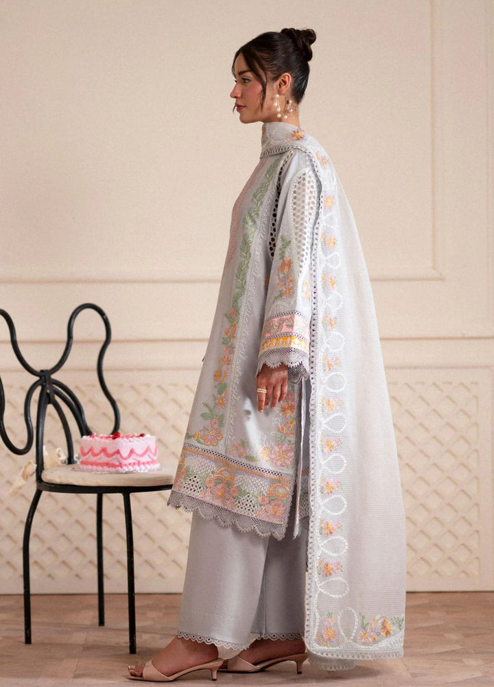 Signature by AJR Embroidered Lawn Suits Unstitched 3 Piece AJR25SL D-04 Dewberry - Summer Collection