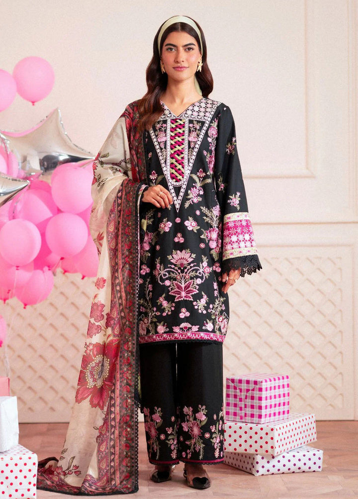Signature by AJR Embroidered Lawn Suits Unstitched 3 Piece AJR25SL D-05 Ditsy - Summer Collection