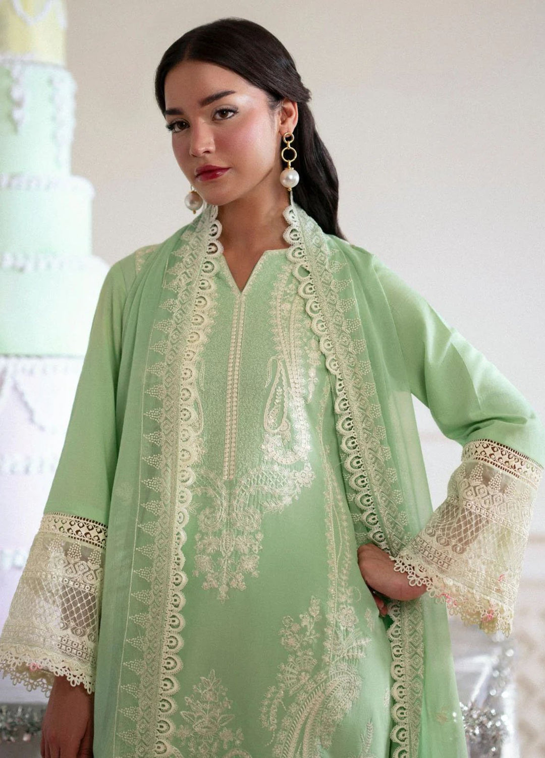 Signature by AJR Embroidered Lawn Suits Unstitched 3 Piece AJR25SL D-07 Meadow - Summer Collection