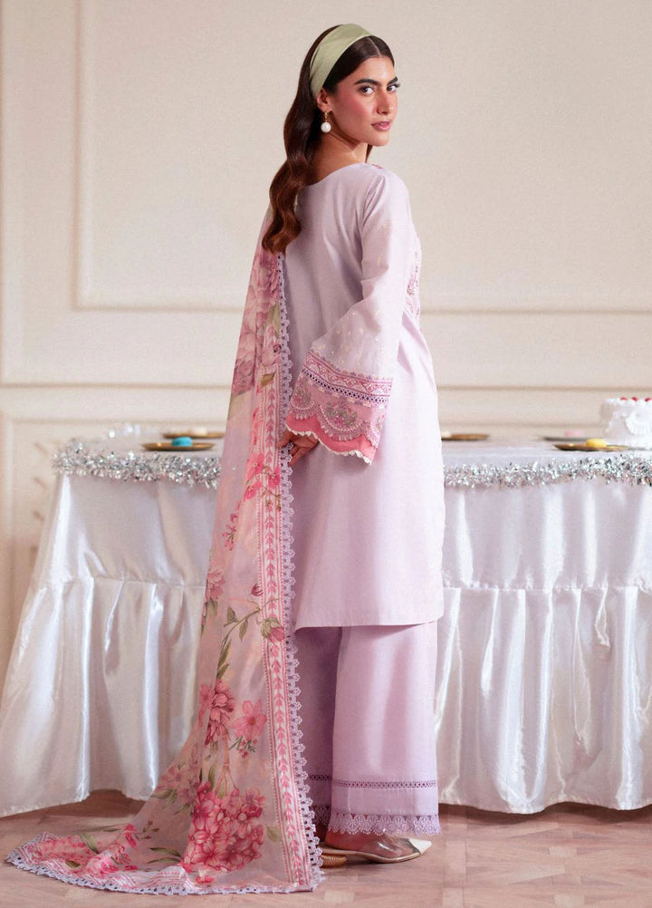 Signature by AJR Embroidered Lawn Suits Unstitched 3 Piece AJR25SL D-08 Thistel - Summer Collection