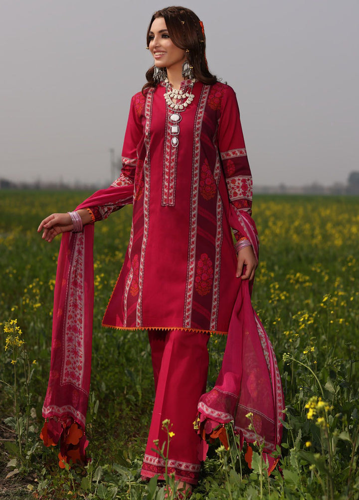 Signature Prints By Charizma Embroidered Lawn Suit Unstitched 3 Piece CRZ24SP SP4-03 - Spring Summer Collection