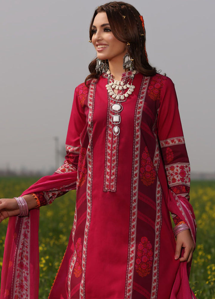 Signature Prints By Charizma Embroidered Lawn Suit Unstitched 3 Piece CRZ24SP SP4-03 - Spring Summer Collection