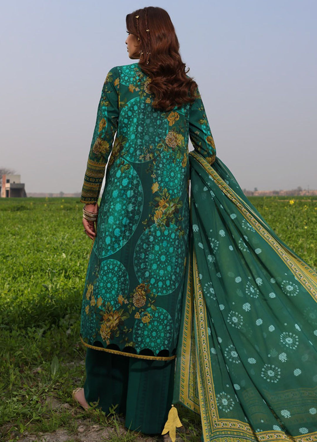 Signature Prints By Charizma Embroidered Lawn Suit Unstitched 3 Piece CRZ24SP SP4-04 - Spring Summer Collection