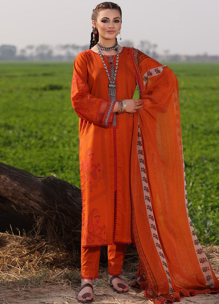 Signature Prints By Charizma Embroidered Lawn Suit Unstitched 3 Piece CRZ24SP SP4-06 - Spring Summer Collection