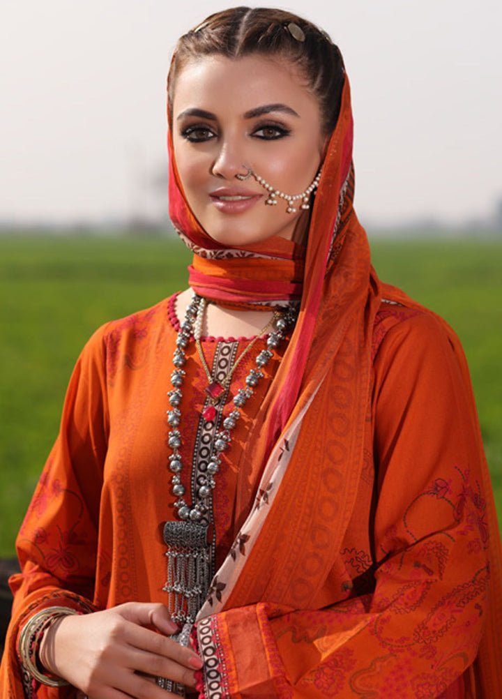 Signature Prints By Charizma Embroidered Lawn Suit Unstitched 3 Piece CRZ24SP SP4-06 - Spring Summer Collection