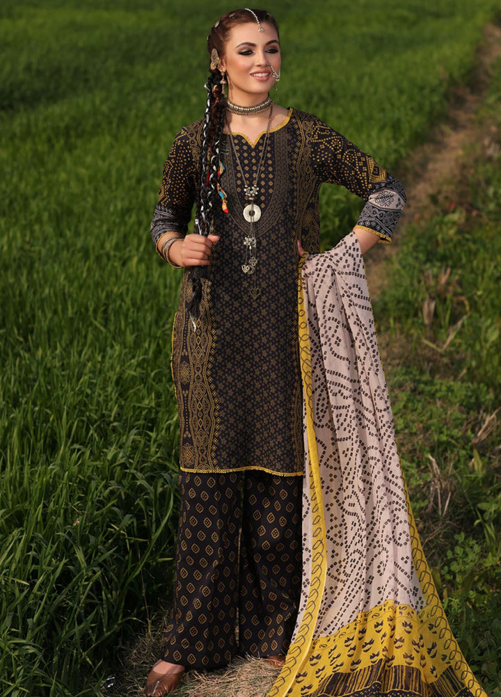 Signature Prints By Charizma Embroidered Lawn Suit Unstitched 3 Piece CRZ24SP SP4-07 - Spring Summer Collection