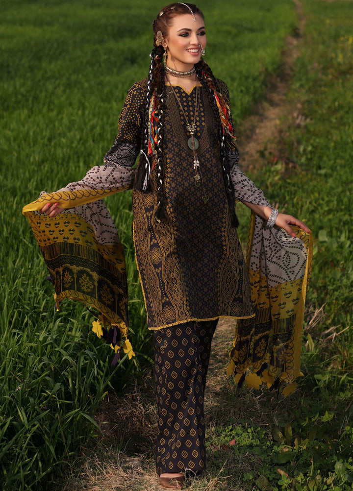 Signature Prints By Charizma Embroidered Lawn Suit Unstitched 3 Piece CRZ24SP SP4-07 - Spring Summer Collection
