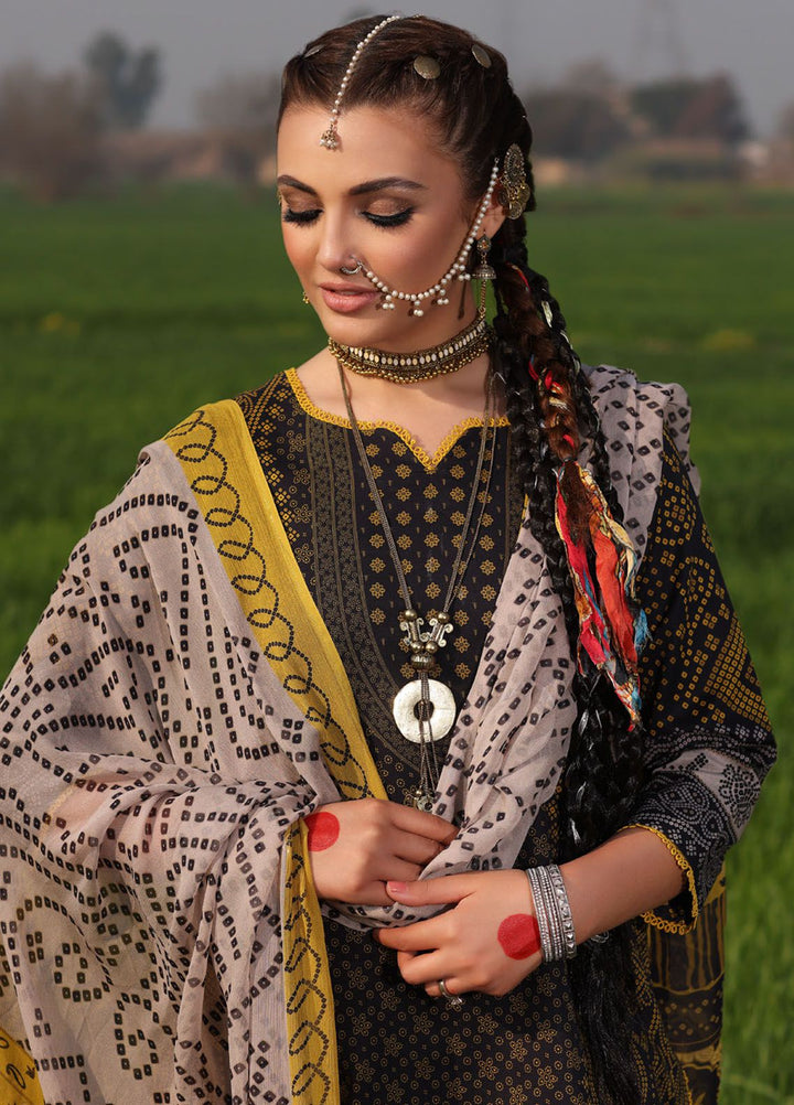 Signature Prints By Charizma Embroidered Lawn Suit Unstitched 3 Piece CRZ24SP SP4-07 - Spring Summer Collection