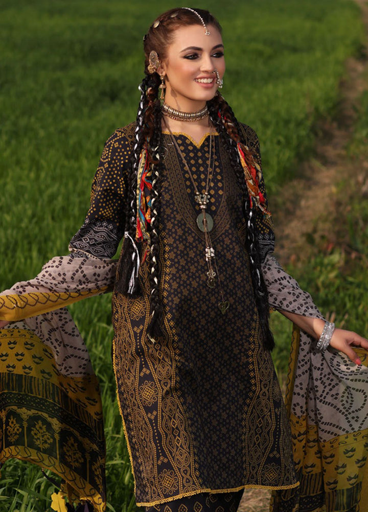 Signature Prints By Charizma Embroidered Lawn Suit Unstitched 3 Piece CRZ24SP SP4-07 - Spring Summer Collection