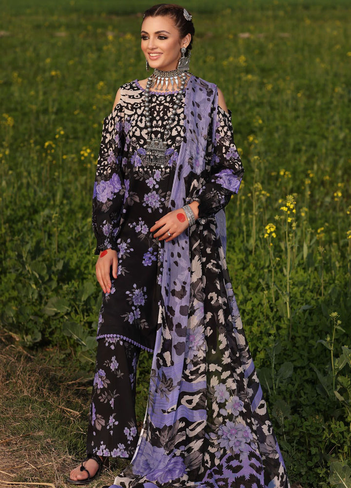 Signature Prints By Charizma Embroidered Lawn Suit Unstitched 3 Piece CRZ24SP SP4-08 - Spring Summer Collection