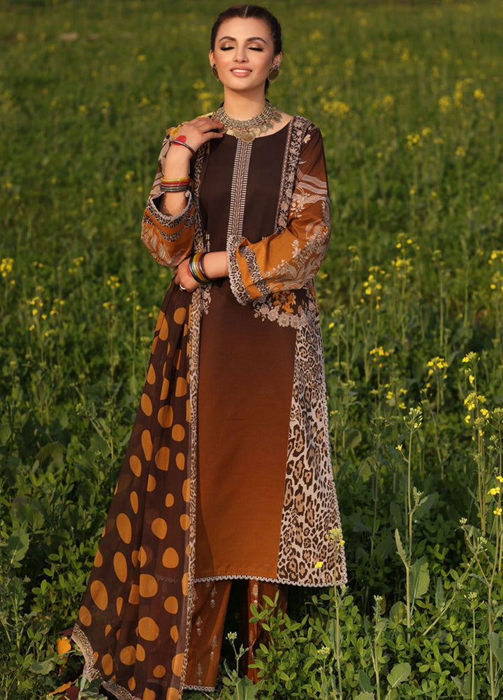 Signature Prints By Charizma Embroidered Lawn Suit Unstitched 3 Piece CRZ24SP SP4-09 - Spring Summer Collection