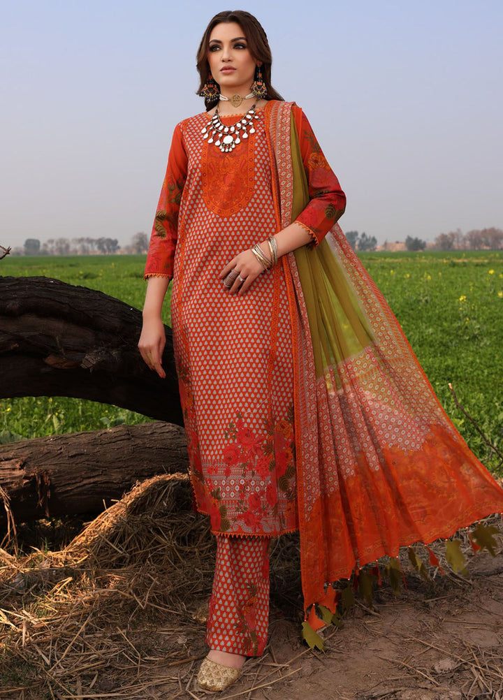 Signature Prints By Charizma Embroidered Lawn Suit Unstitched 3 Piece CRZ24SP SP4-10 - Spring Summer Collection