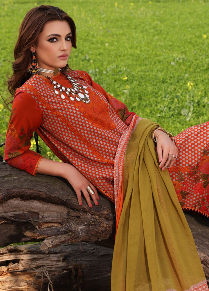 Signature Prints By Charizma Embroidered Lawn Suit Unstitched 3 Piece CRZ24SP SP4-10 - Spring Summer Collection