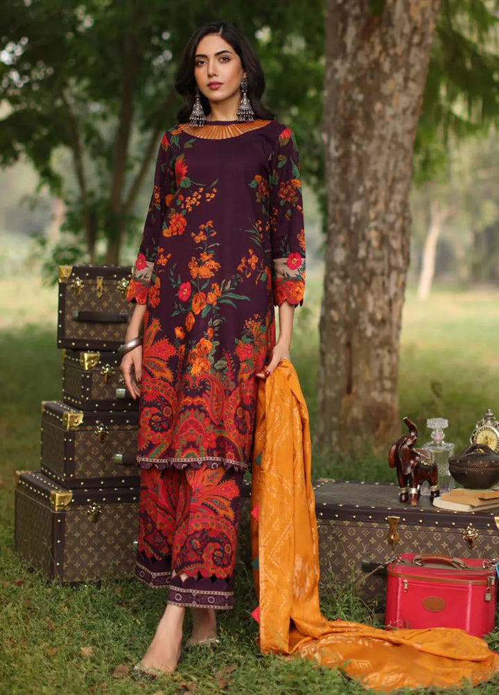 Signature Prints By Charizma Printed Linen Suit Unstitched 3 Piece CRZ24SPL SPW4-01 - Winter Collection
