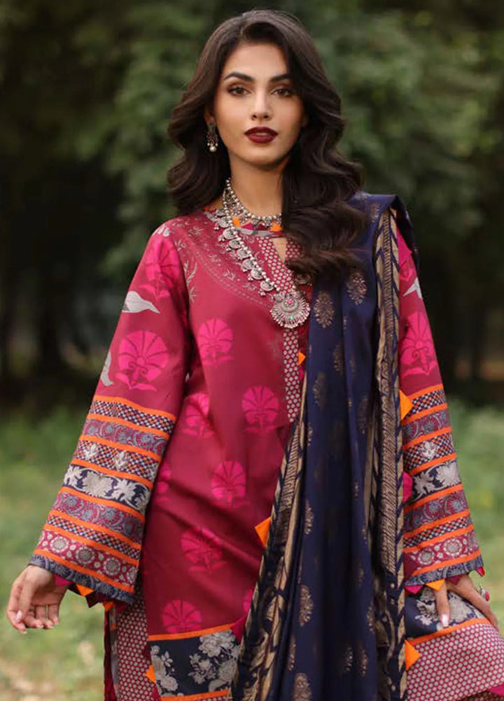 Signature Prints By Charizma Printed Linen Suit Unstitched 3 Piece CRZ24SPL SPW4-02 - Winter Collection