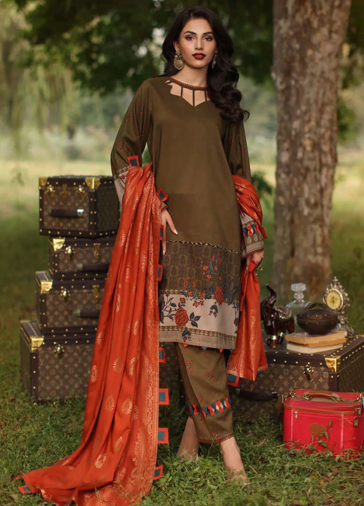 Signature Prints By Charizma Printed Linen Suit Unstitched 3 Piece CRZ24SPL SPW4-03 - Winter Collection