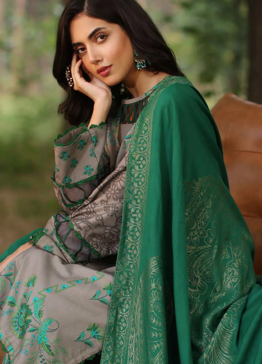 Signature Prints By Charizma Printed Linen Suit Unstitched 3 Piece CRZ24SPL SPW4-04 - Winter Collection