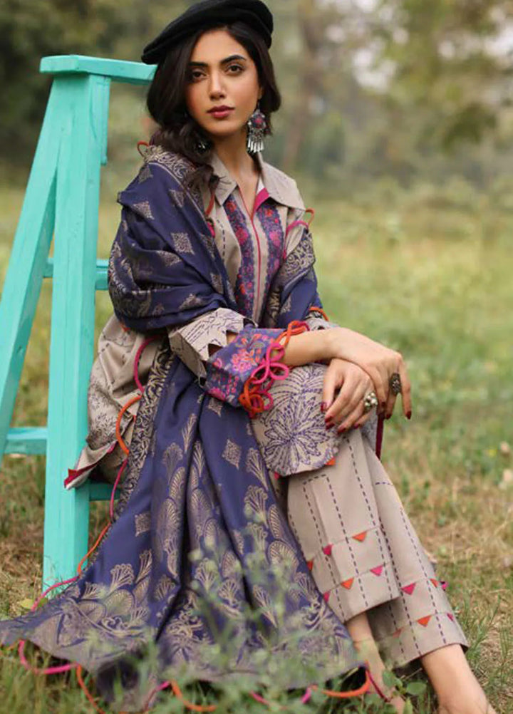 Signature Prints By Charizma Printed Linen Suit Unstitched 3 Piece CRZ24SPL SPW4-06 - Winter Collection