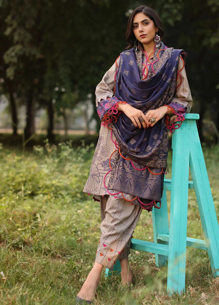 Signature Prints By Charizma Printed Linen Suit Unstitched 3 Piece CRZ24SPL SPW4-06 - Winter Collection