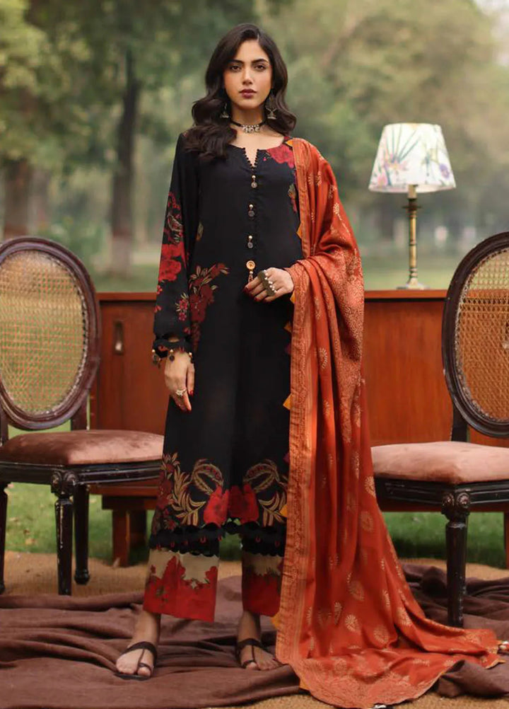 Signature Prints By Charizma Printed Linen Suit Unstitched 3 Piece CRZ24SPL SPW4-08 - Winter Collection