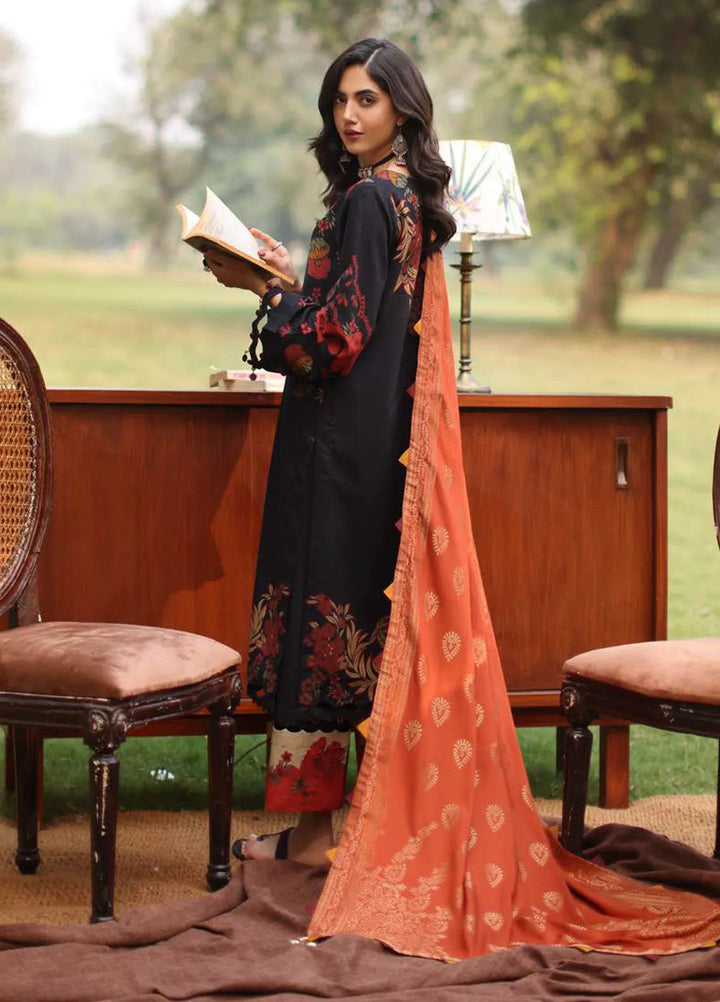 Signature Prints By Charizma Printed Linen Suit Unstitched 3 Piece CRZ24SPL SPW4-08 - Winter Collection