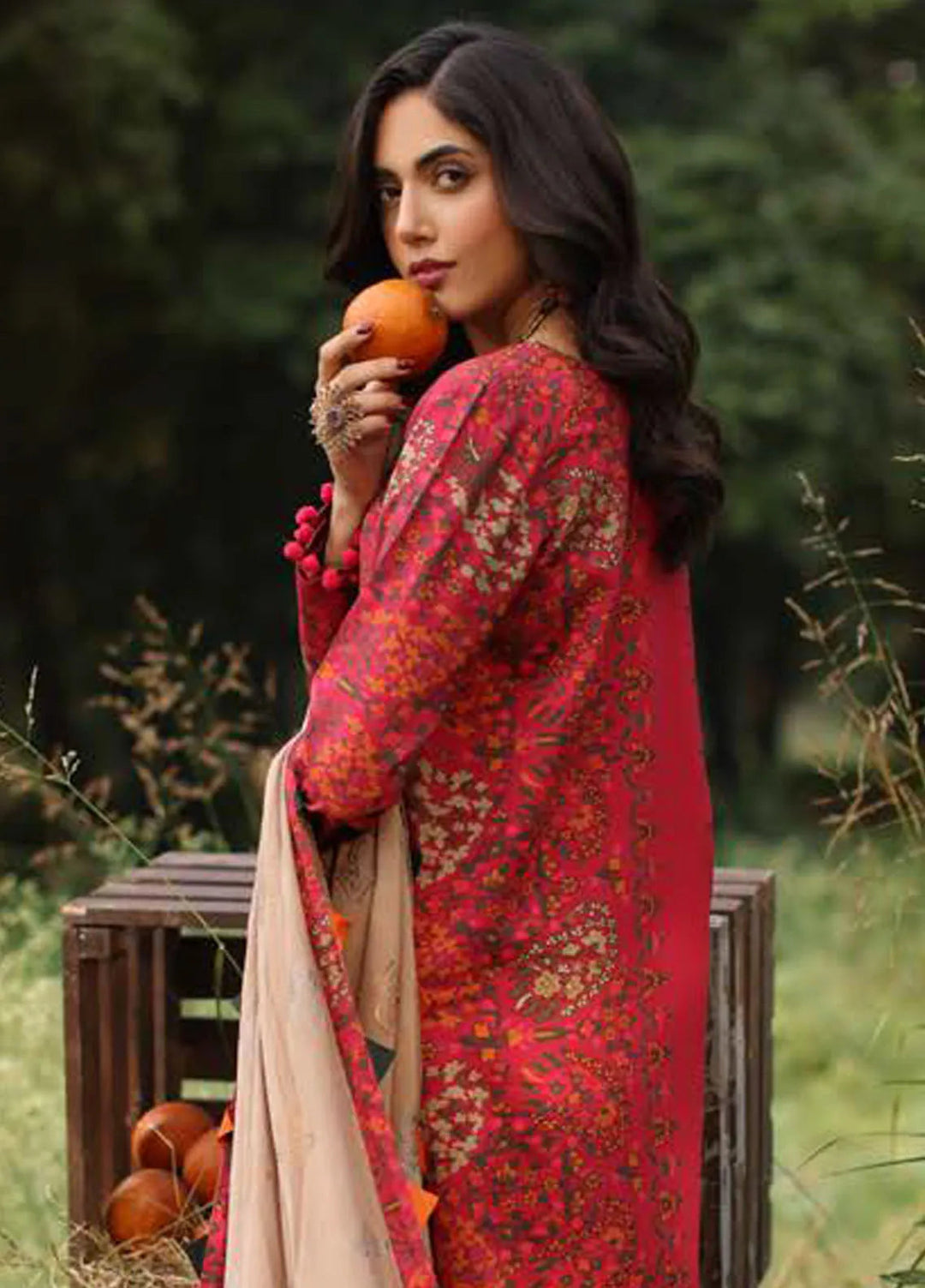 Signature Prints By Charizma Printed Linen Suit Unstitched 3 Piece CRZ24SPL SPW4-09 - Winter Collection