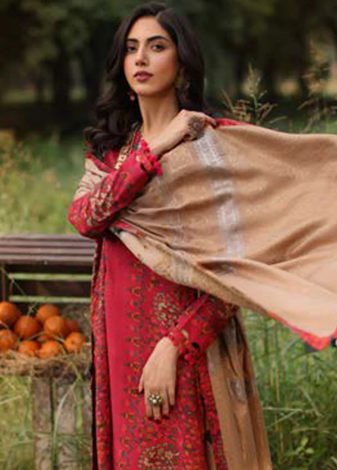 Signature Prints By Charizma Printed Linen Suit Unstitched 3 Piece CRZ24SPL SPW4-09 - Winter Collection