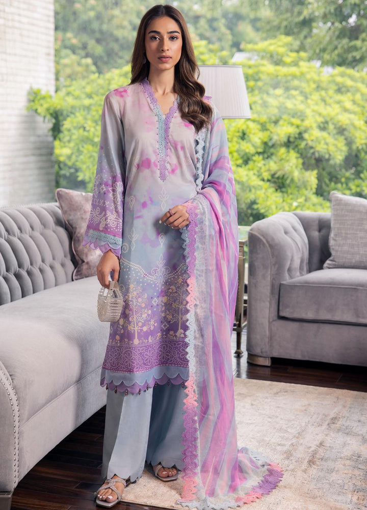 Signature Prints By Nureh Printed Lawn Suits Unstitched 3 Piece NU23SPRP SP-67 - Summer Collection