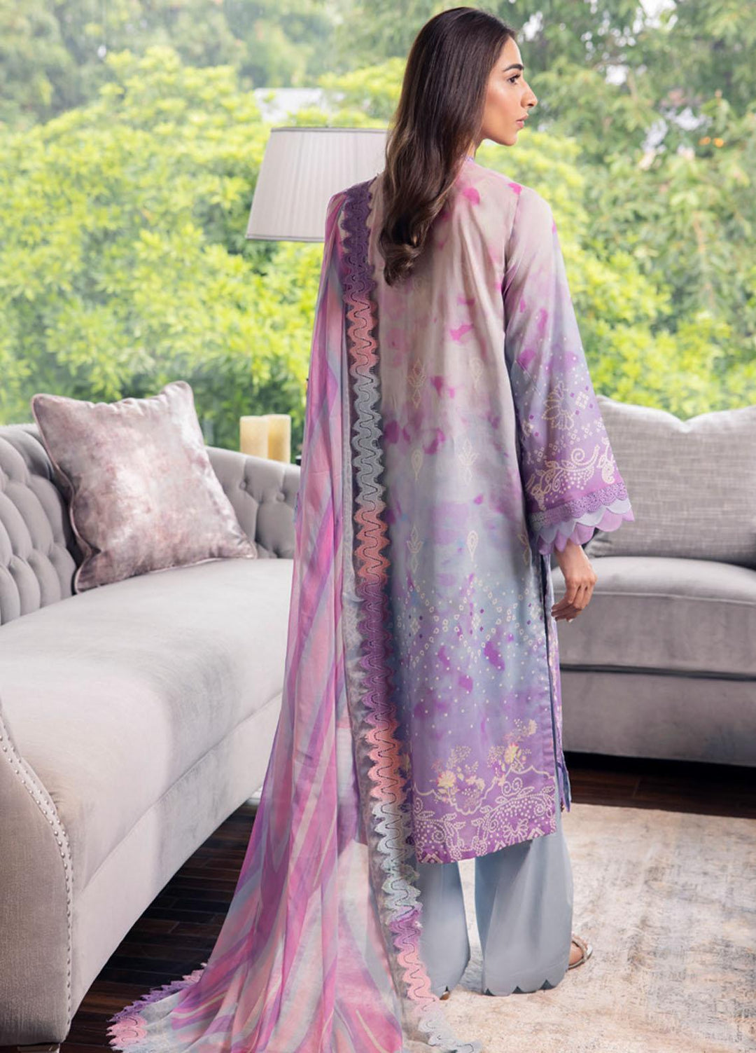 Signature Prints By Nureh Printed Lawn Suits Unstitched 3 Piece NU23SPRP SP-67 - Summer Collection