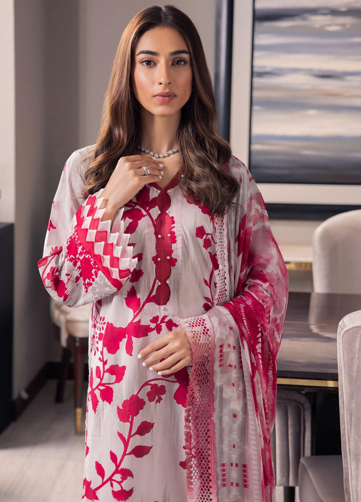 Signature Prints By Nureh Printed Lawn Suits Unstitched 3 Piece NU23SPRP SP-69 - Summer Collection