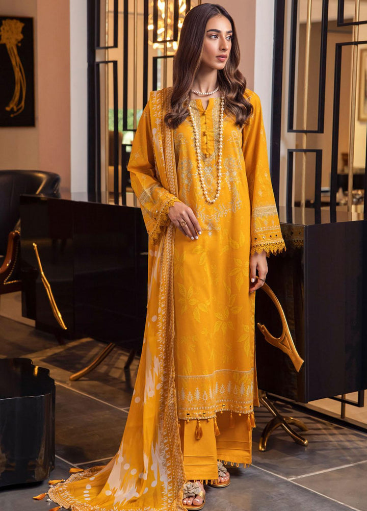 Signature Prints By Nureh Printed Lawn Suits Unstitched 3 Piece NU23SPRP SP-70 - Summer Collection