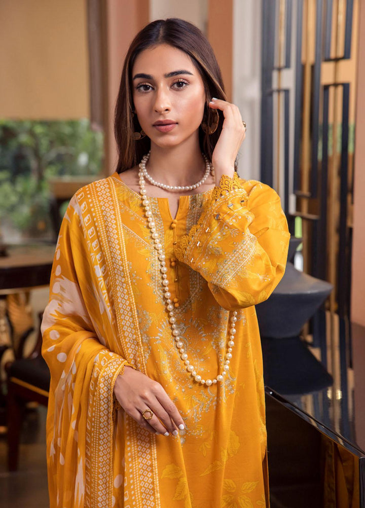 Signature Prints By Nureh Printed Lawn Suits Unstitched 3 Piece NU23SPRP SP-70 - Summer Collection