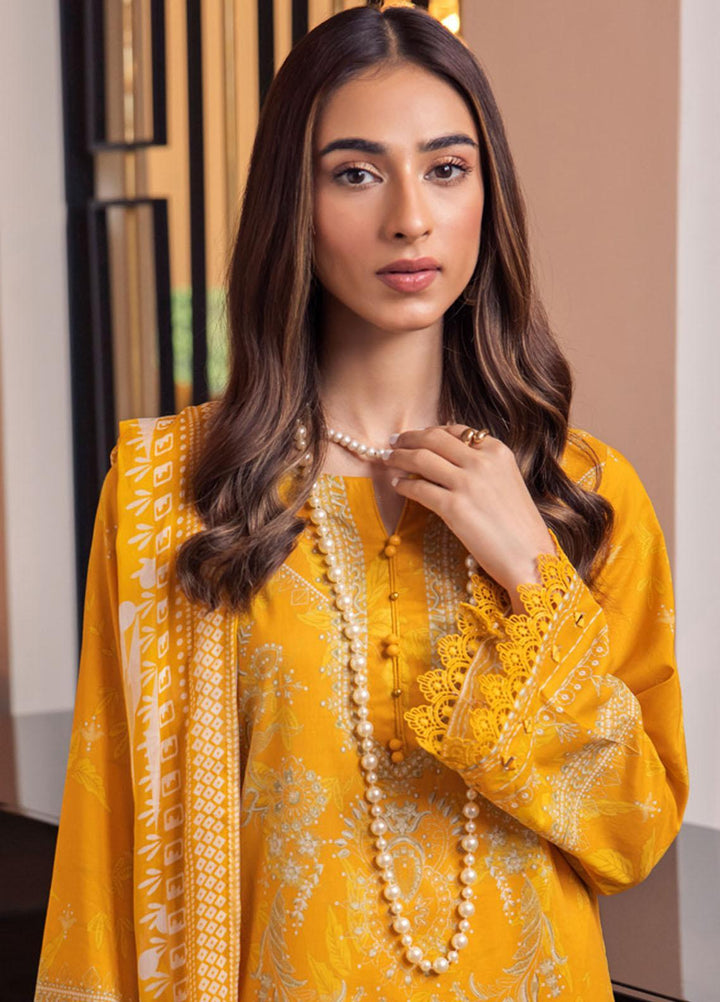 Signature Prints By Nureh Printed Lawn Suits Unstitched 3 Piece NU23SPRP SP-70 - Summer Collection