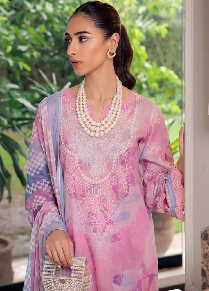 Signature Prints By Nureh Printed Lawn Suits Unstitched 3 Piece NU23SPRP SP-72 - Summer Collection