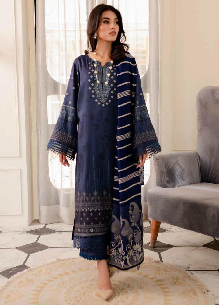 Signature Prints By Nureh Printed Cotail Suits Unstitched 3 Piece NU23SPC SP-83 - Winter Collection