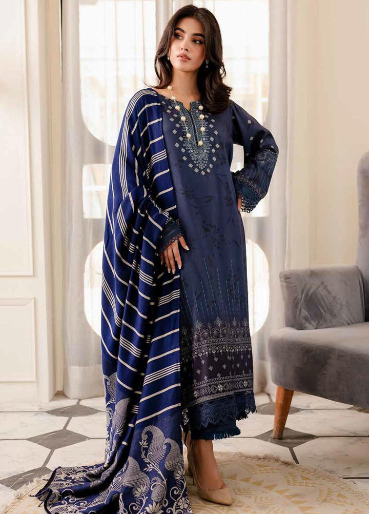 Signature Prints By Nureh Printed Cotail Suits Unstitched 3 Piece NU23SPC SP-83 - Winter Collection