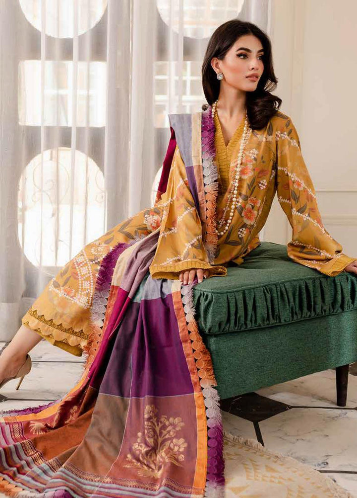 Signature Prints By Nureh Printed Cotail Suits Unstitched 3 Piece NU23SPC SP-84 - Winter Collection